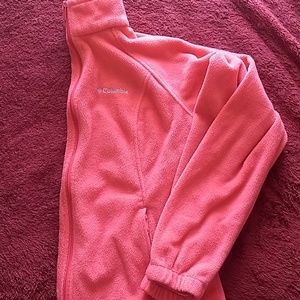 Bubblegum Pink Columbia zipup
